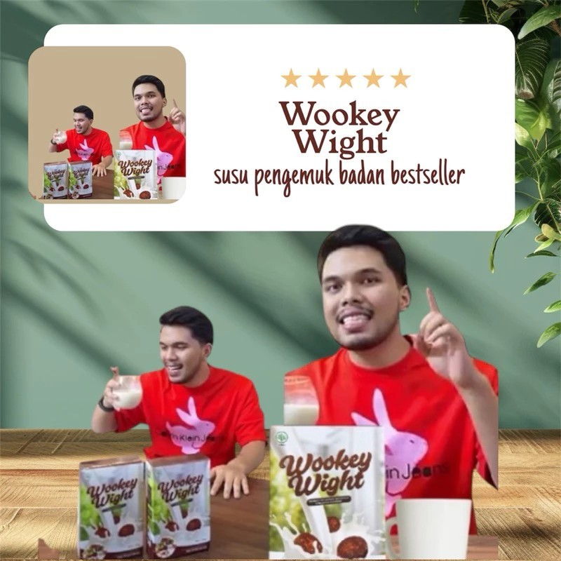 

TERMURAH!! [ 2 BOX ] Wookey Weight - Susu Penambah Berat Badan Paket Nutrisi 220gr