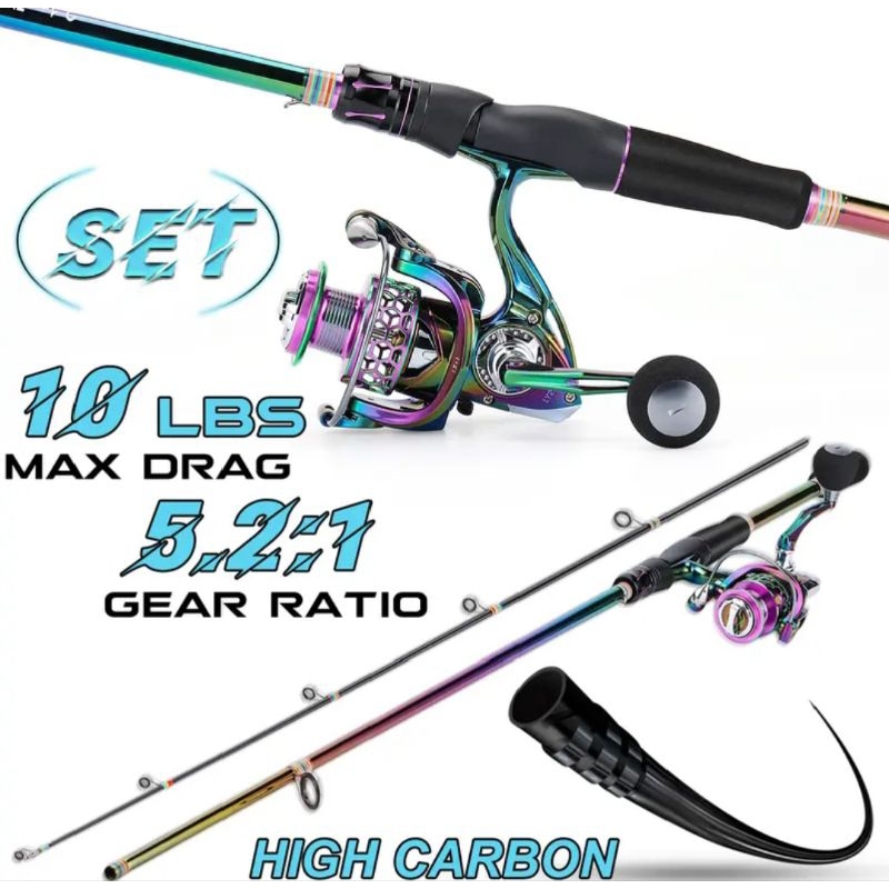 Reel Set Spinning Sougayilang murah