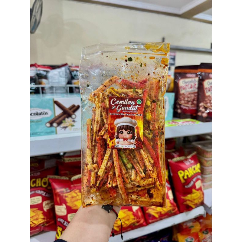 

Kerupuk Beton Asin pedas gurih lezatt