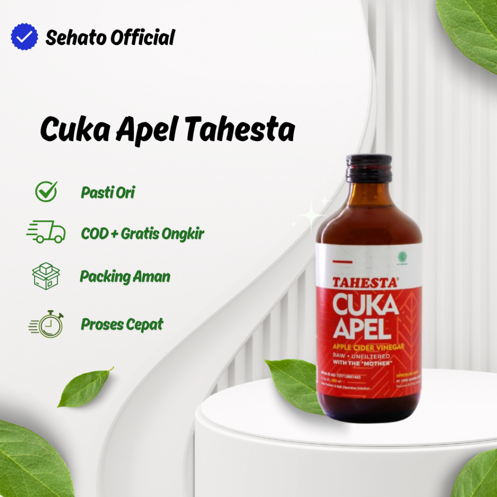 

Tahesta Cuka Apel 320ml Original - Herbal Membantu Detoks Langsing Kecantikan