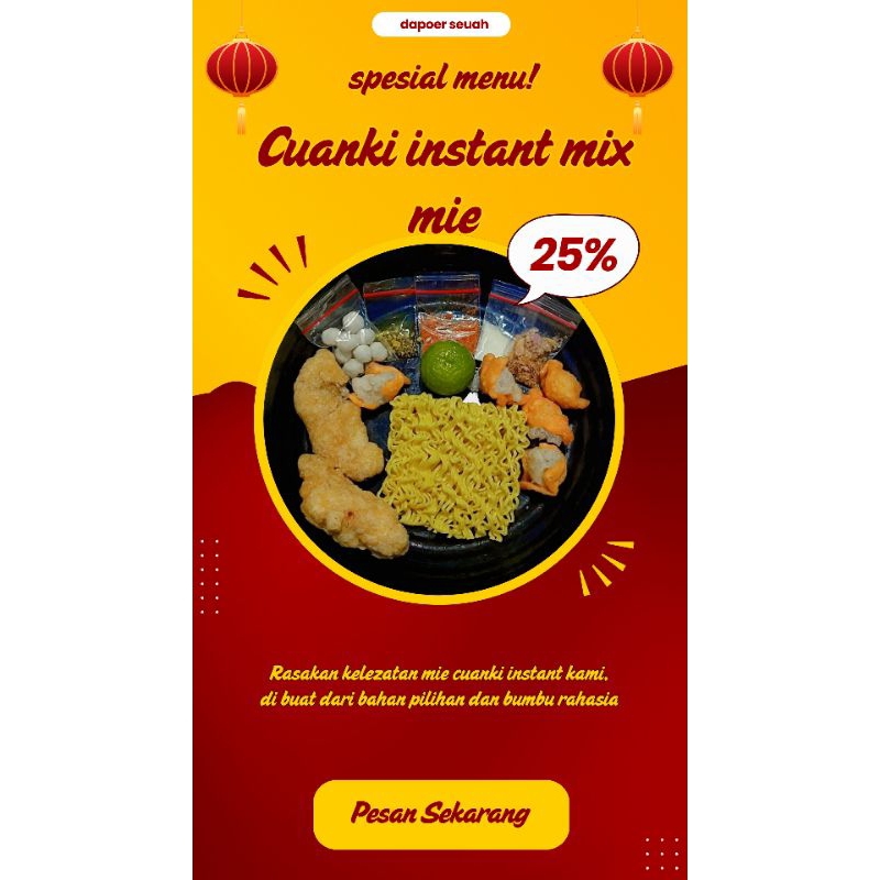 Cuanki instant_cuanki pedas mie_cuanki instant pedas_cuanki kuah