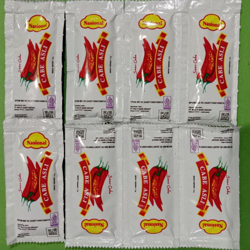 

Sambal Nasional Sachet untuk gorengan