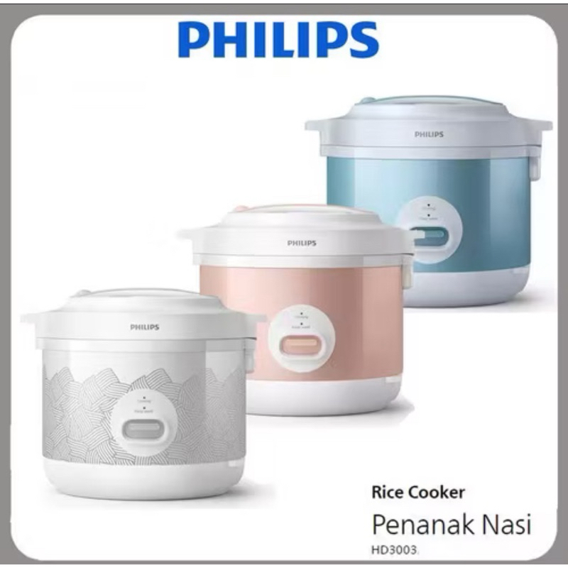 Rice Cooker Philips HD 3003 1.8L Magic Com 3 in1 Alumunium Pot 3D Heating Mejikom Murah
