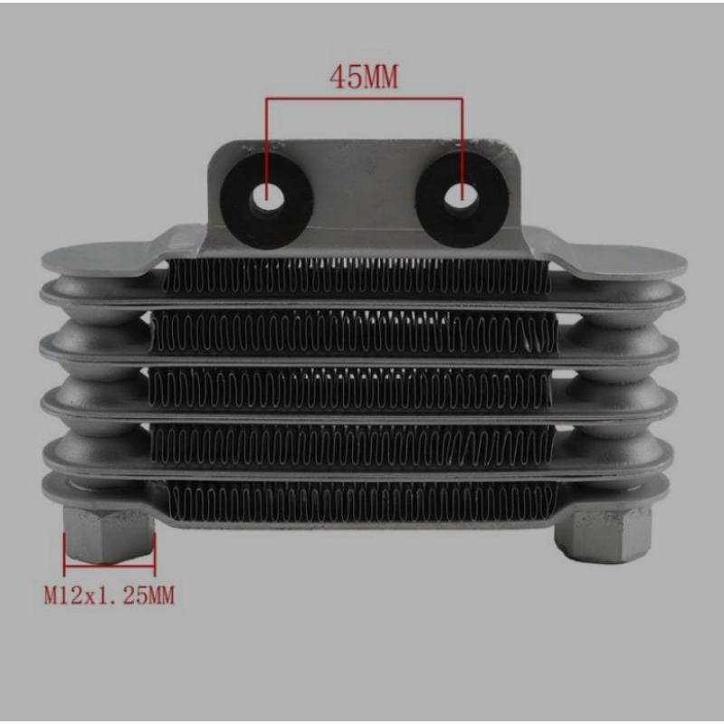 Pengganti Radiator Motor Pendingin Oli Mesin Sepeda Motor Motorcycle Oil Cooler Cooling Universal Un