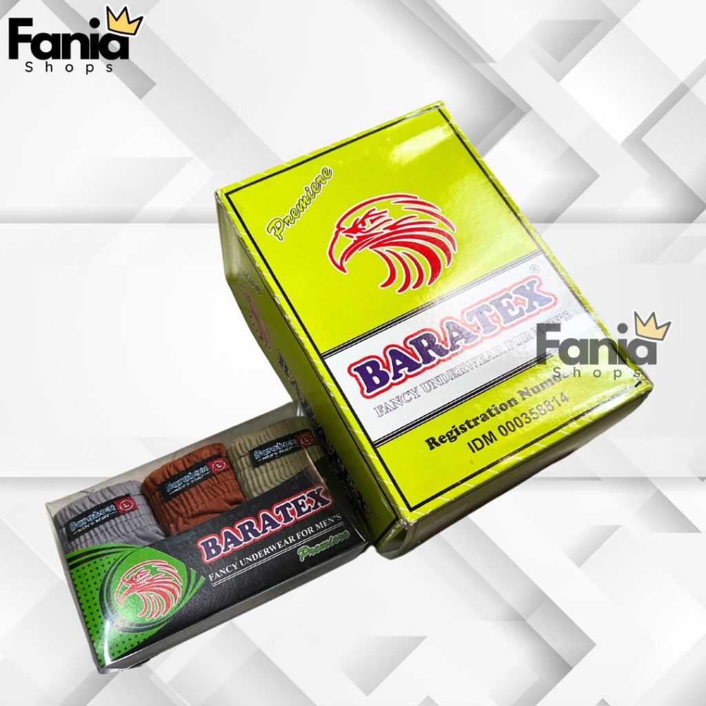 3pcs CD (celana Dalam) Pria Baratex