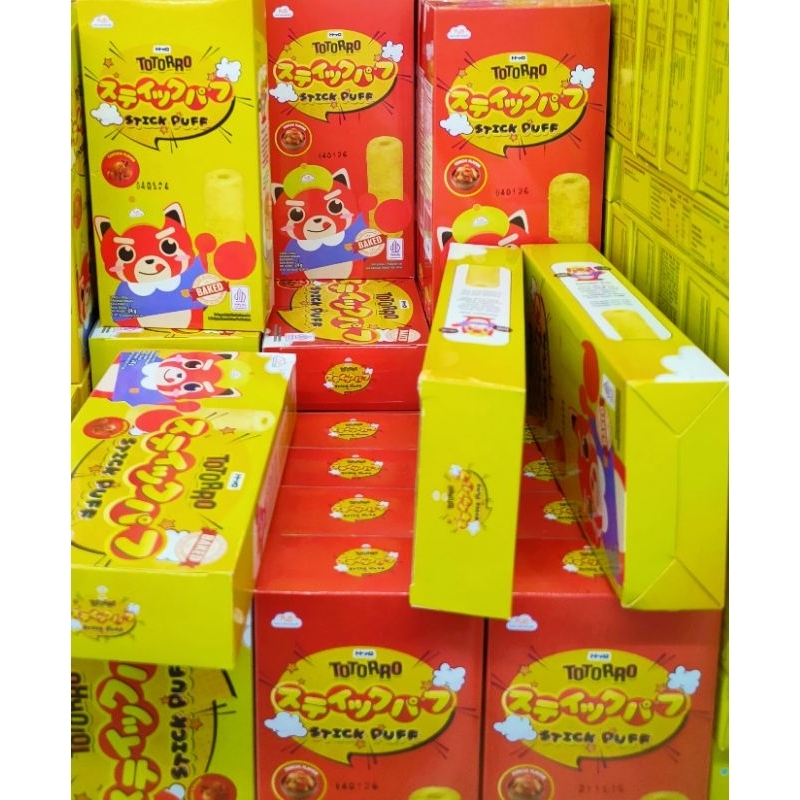 

TOTORRO stick puff BOX Snack rasa chicken / kimchi 24 gram