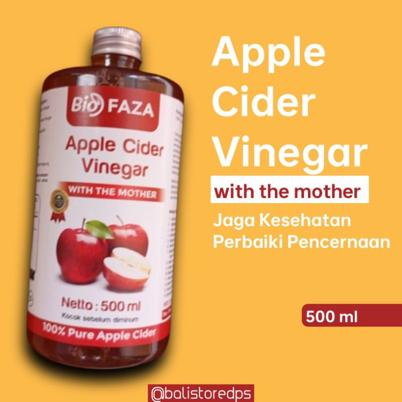 

BIO FAZA Cuka Apel Original Murni 500ml Menu Diet Apple Cider Vinegar