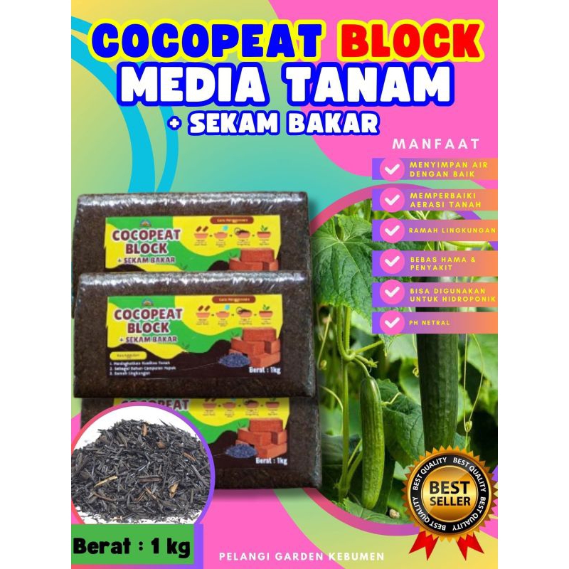 PALING DICARI  Cocopeat Block Infarm, Cocopeat Cangkok, Cocopeat Campur‎