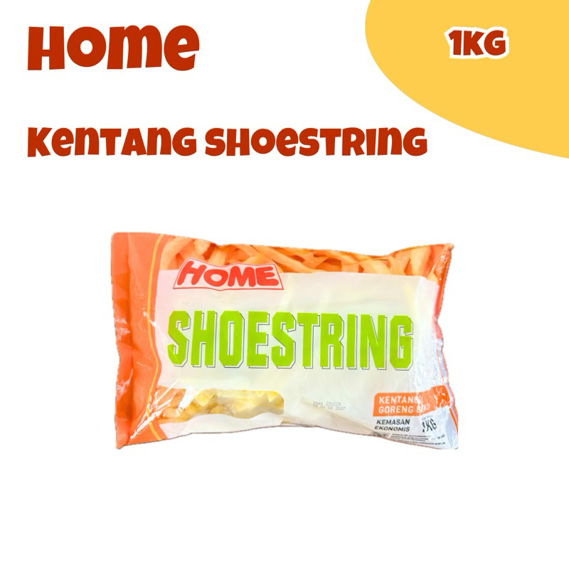 

(KHUSUS INSTAN) Home Kentang Crinkle Cut 1kg//Shoestring 1kg//Kentang Lurus dan Crinkle