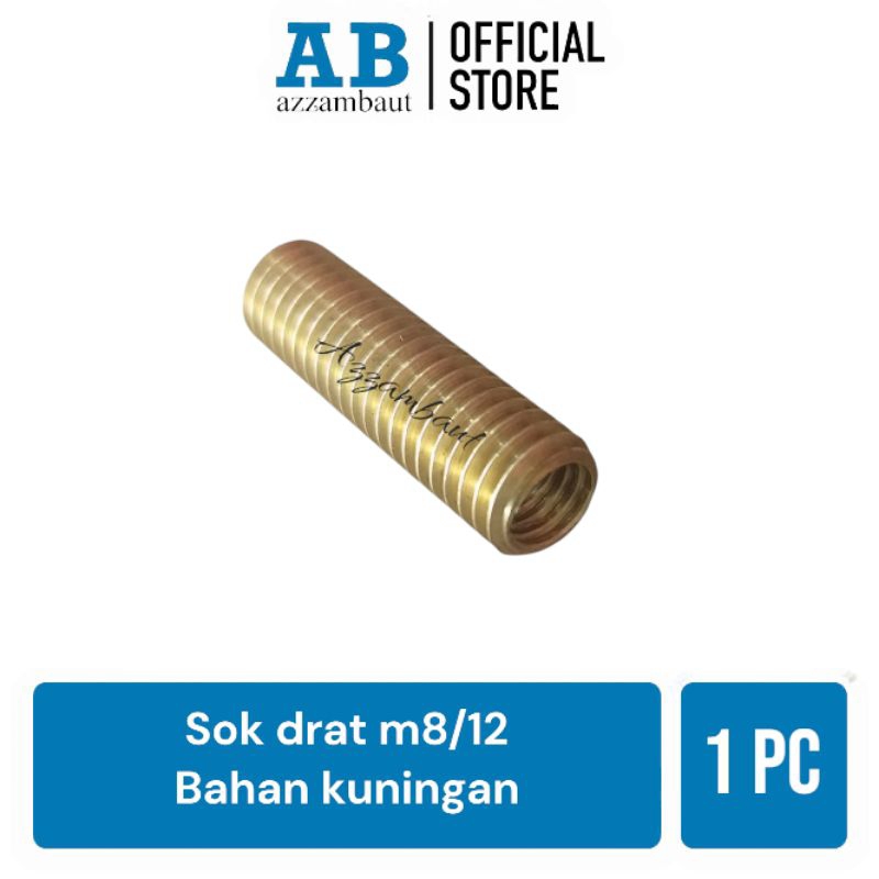 sok drat Bos drat recoil m8/12x28 drat dalam12 drat luar 14