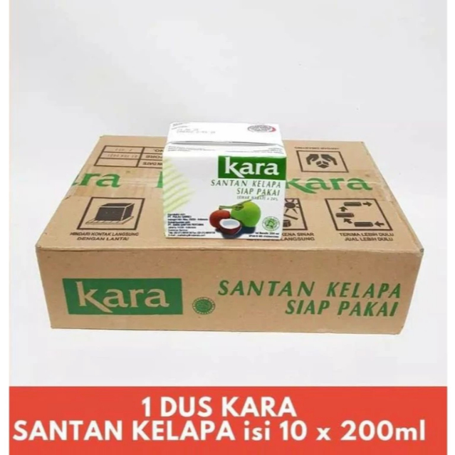 

Santan kara 200ml perdus isi 10pcs