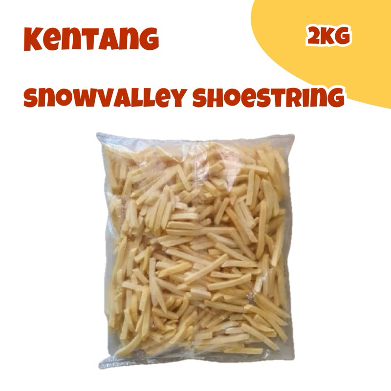 

(KHUSUS INSTAN)Snowvalley Kentang Shoestring//Kentang Crinkle
