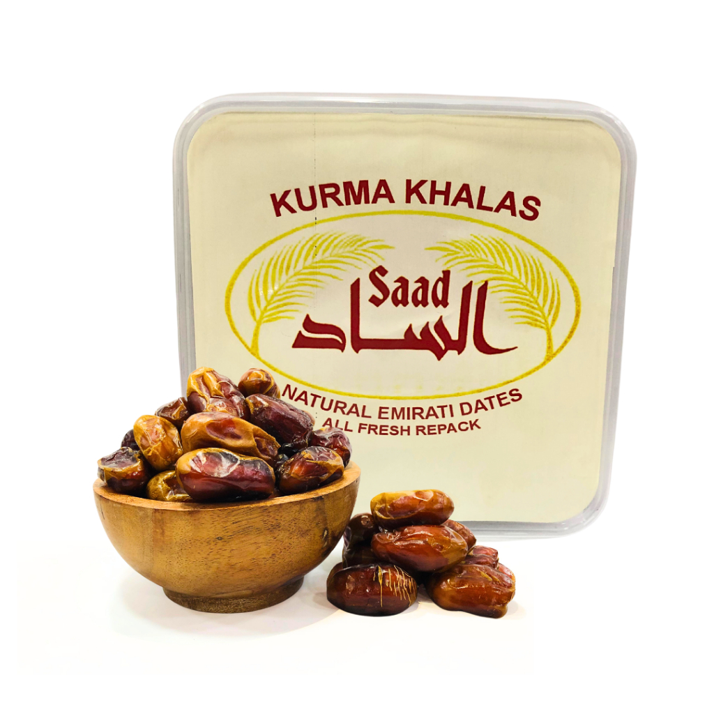 

Kurma Khalas Al Saad 1kg REPACK / Kemasan Toples/Kurma Khalas Premium Original/Kurma Khalas Premium