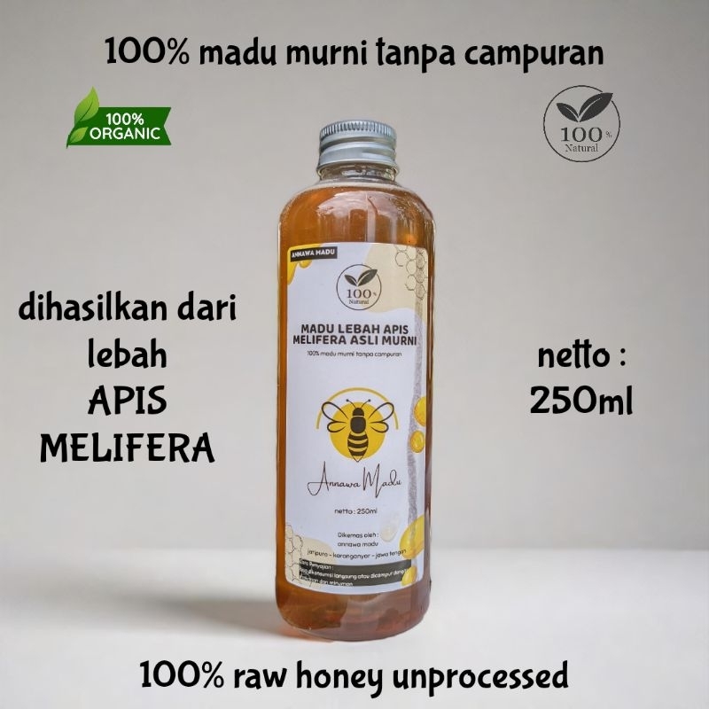 

MADU ASLI dari lebah APIS MELIFERA ( murni nektar randu )