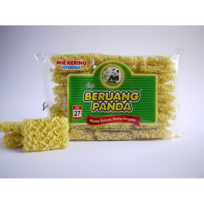 

Mie kering Mie Kriting Beruang Panda Mie Panda Sanggan
