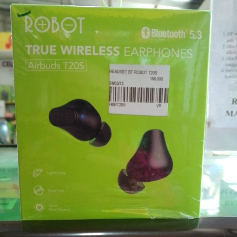 Headset bluetooth Robot T20S