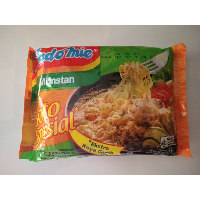 

Indomie Rasa Soto Spesial Kemasan 75 Gram