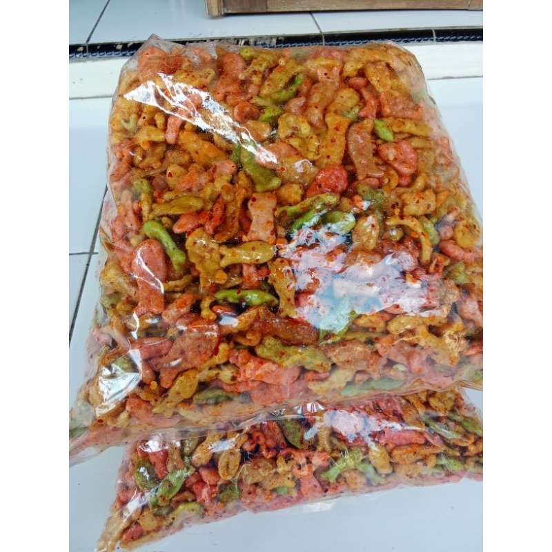 

Kerupuk ikan jadul pedas 1 KG