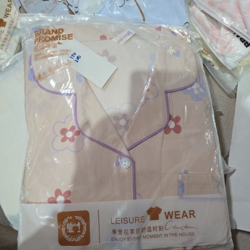 Setelan babydoll celana 7/8 import dewasa