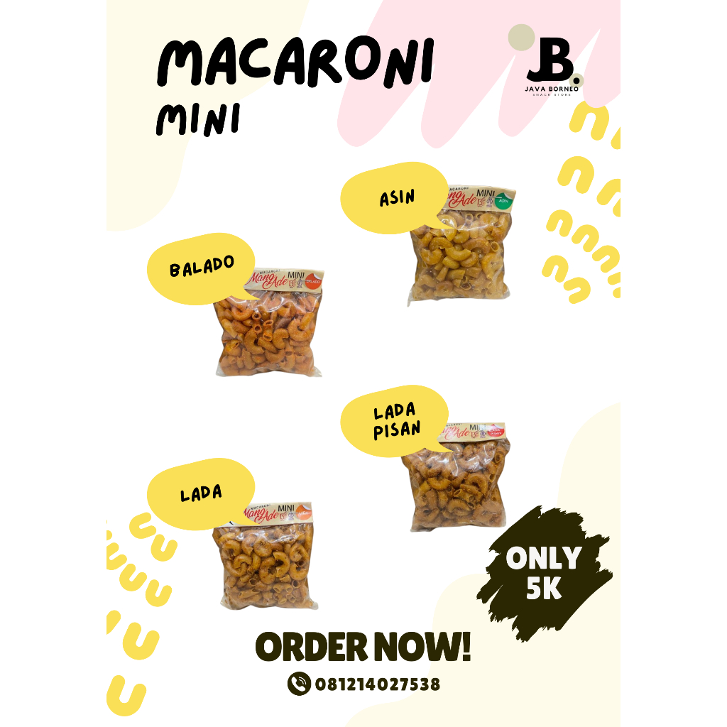 

Makaroni Mang Ade Mini – 50gr