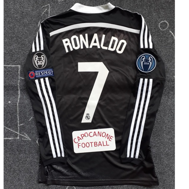 BAJU JERSEY real Madrid RETRO 14 15 16 2014 2015 2016 2011 2012 2013 Naga Dragon Home LS Longsleeve 