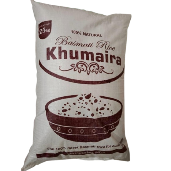 

BERAS BASMATI KHUMAIRA 25KG
