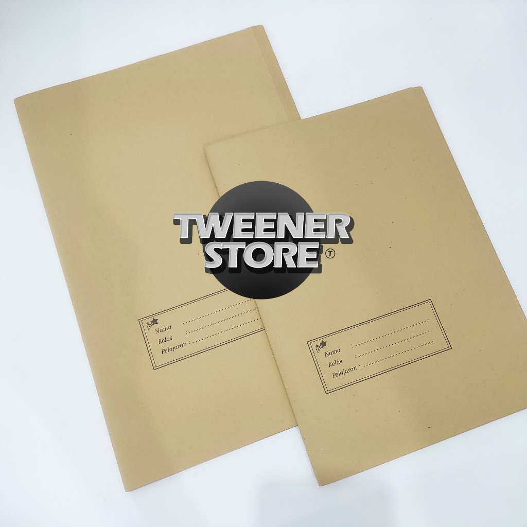 

(1PACK) SAMPUL COKLAT BINTANG isi 20 LEMBAR | sampul buku