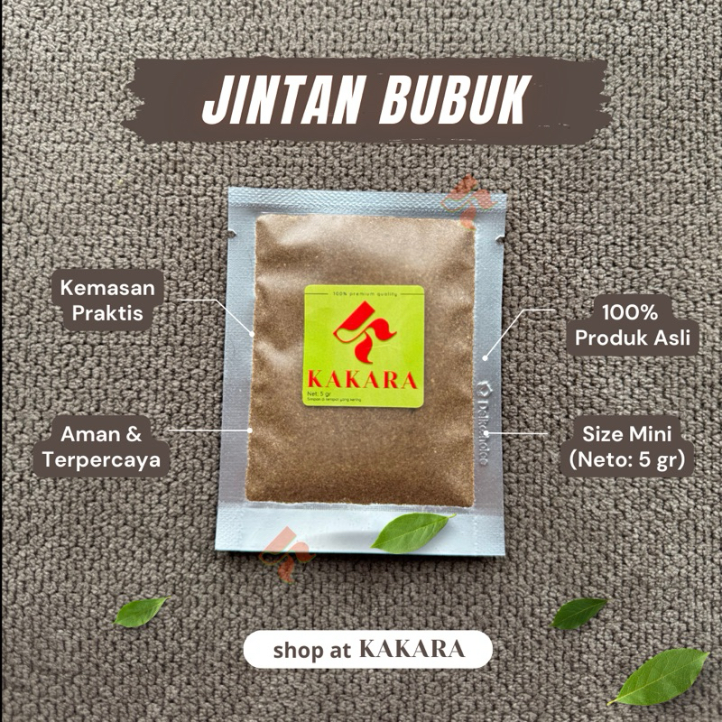 

KAKARA - Jintan Bubuk / Jinten Bubuk 5 gram bumbu dapur rempah mini kemasan sachet