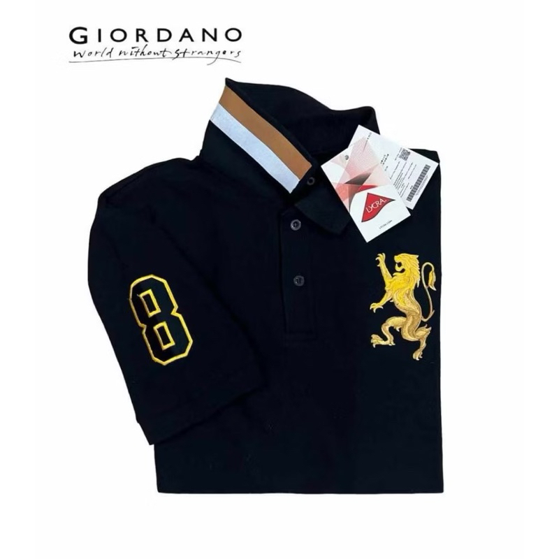 Kaos kerah GIORDANO premium kaos pria kerah giordano