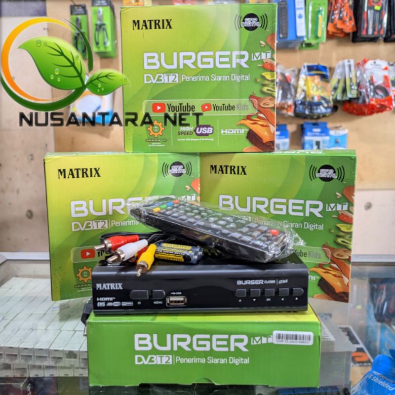 Set Top Box Matrix BURGER HIJAU DVB