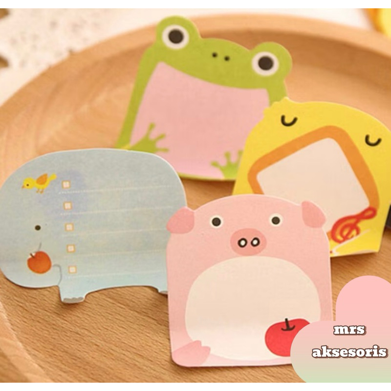 

Sticky note karakter lucu animal
