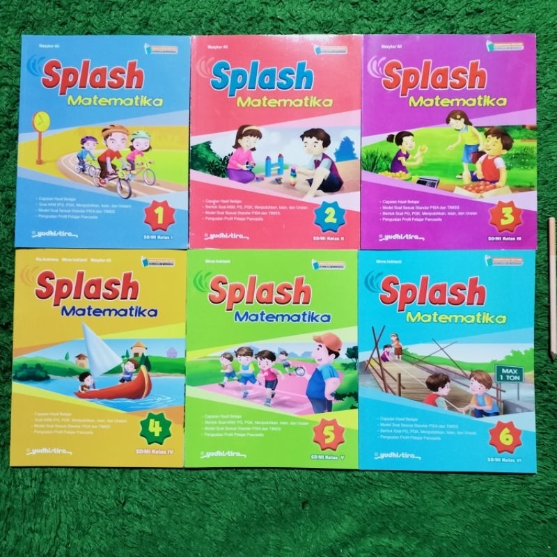 ORIGINAL BUKU SPLASH MATEMATIKA KELAS 1 2 3 4 5 6 SD/MI KURIKULUM MERDEKA YUDISTIRA