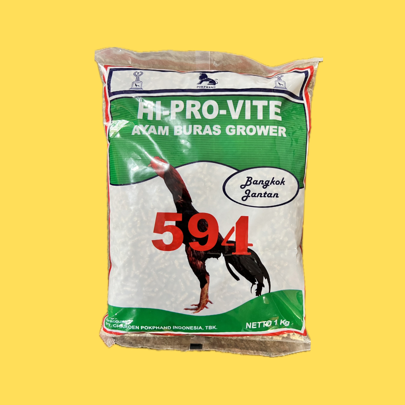 594 KEMASAN 1 KG | PAKAN GROWER AYAM JAGO | PUR GROWER AYAM BANGKOK