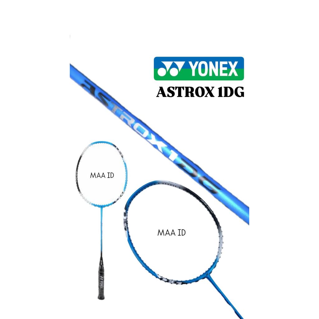 RAKET BADMINTON YONEX ASTROX 1 DG TENSION 35 LBS - ORIGINAL YONEX MADE IN TAIWAN