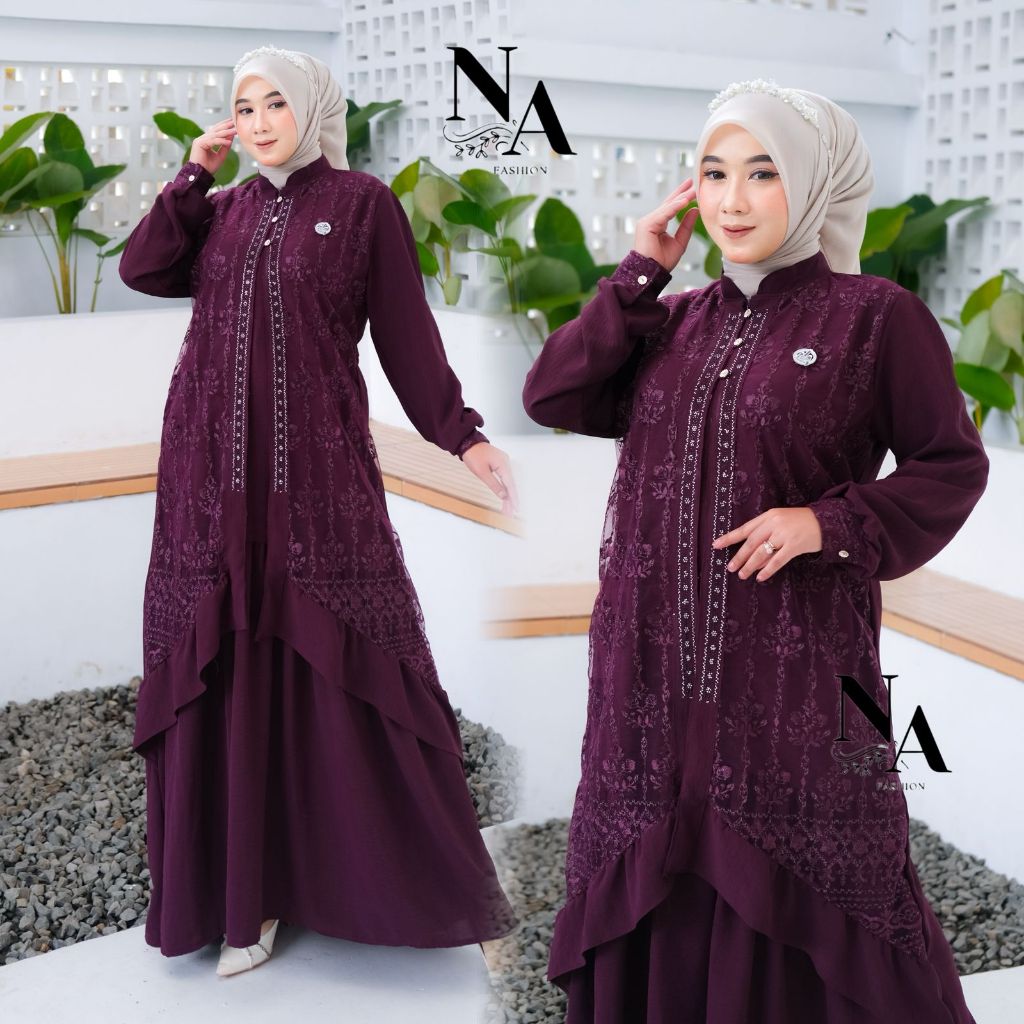 Games Remaja Syari Gmis Gaya Baru Terbaru 2026 Baju Ghamis Import Dress Syari Gams Premium Termurah 