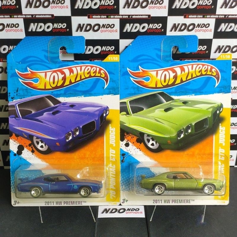 Hot Wheels '70 Pontiac GTO Judge - 2011 HW Premiere