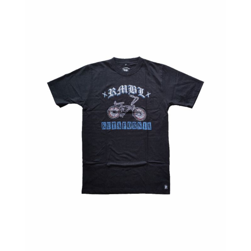 RMBL KAOS / TSHIRT KUTA FORNIA BLACK / TS LWKT BK