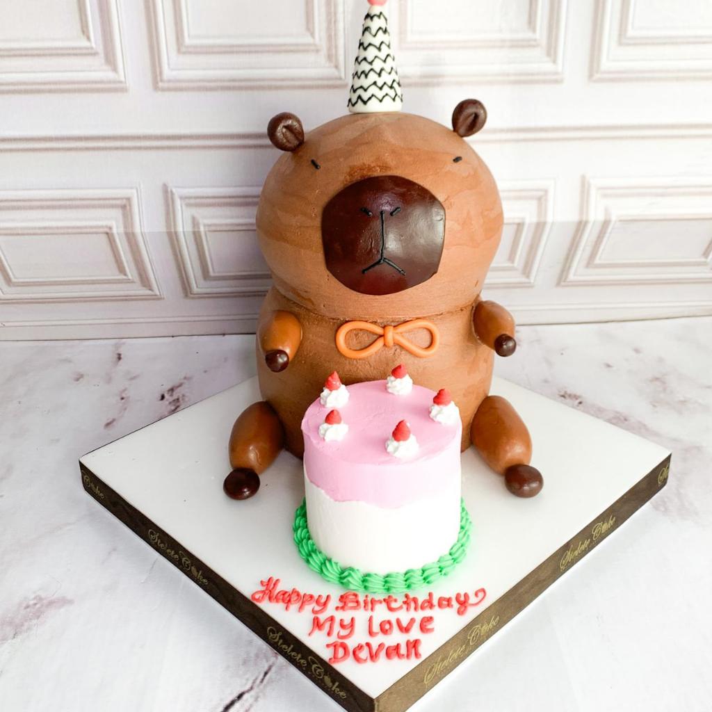

Kue Ulang tahun/Birthday Cake/Kue Ultah Tema Capybara/Kue 3D/Kue birthday jakarta