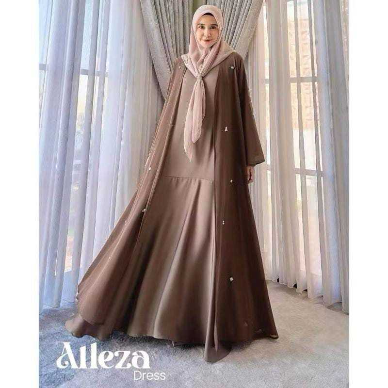 Aleza Dres Inner-outer Dres Wanita Kekinian Dres Wanita Terbaru