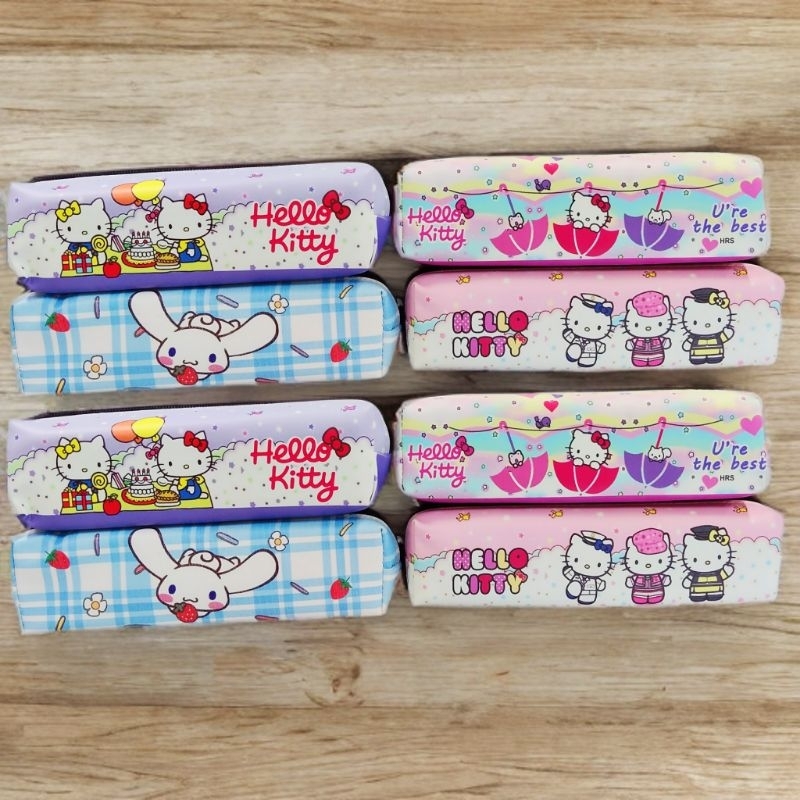 

Pencil Case Karakter | Pouch Karakter Kuromi dan Hello Kitty | Tempat Pencil anak lucu