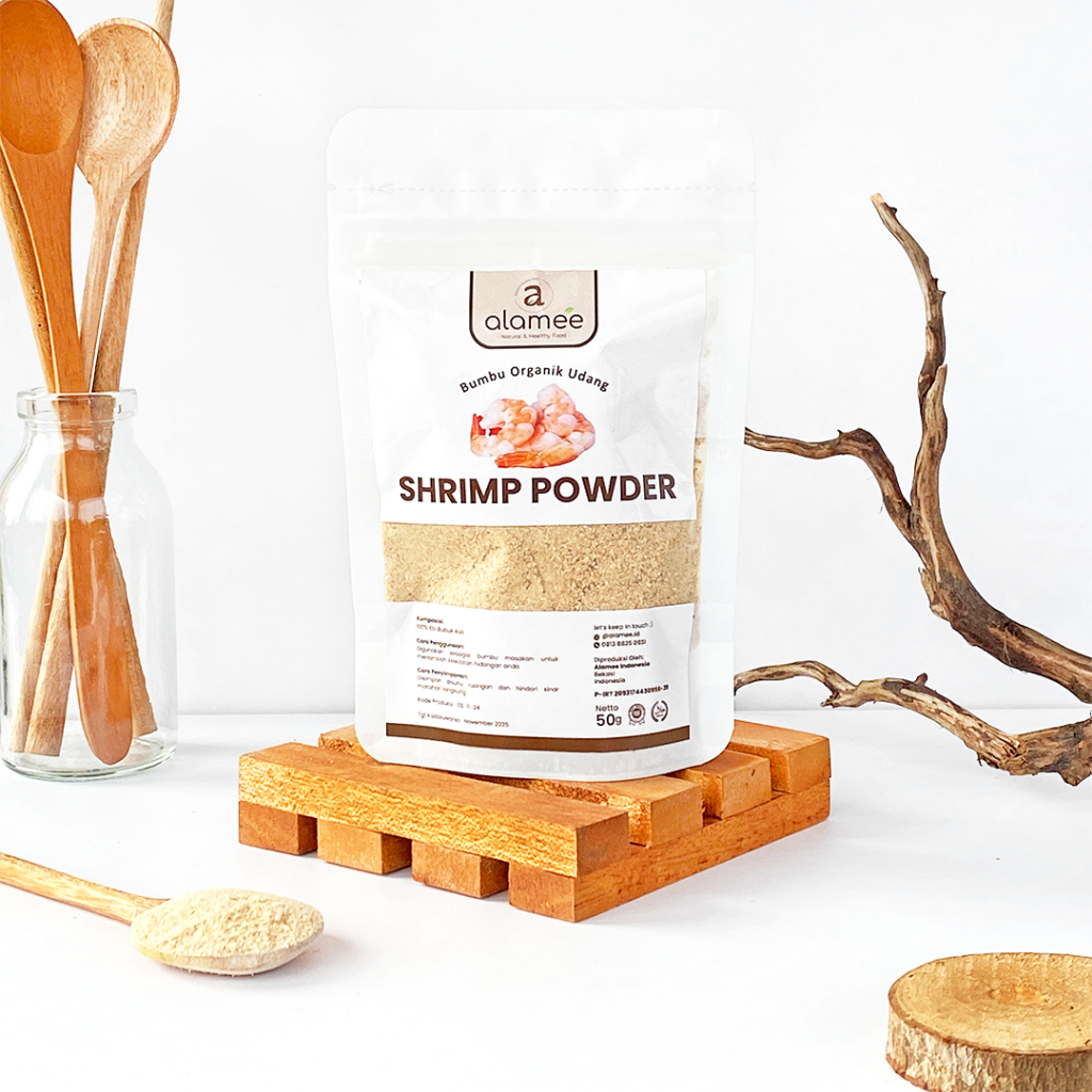 

ALAMEE Ebi Bubuk Halus Bumbu Dapur Organik Udang Powder Giling Praktis 50gr