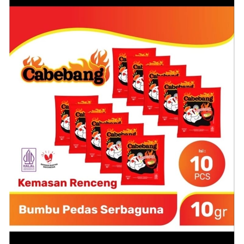 

cabebang bubuk cabai 1 renceng isi 10