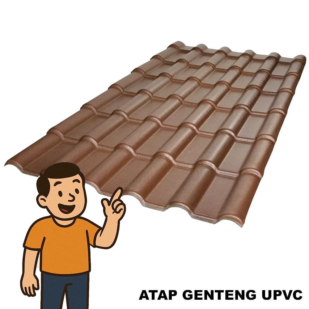 Genteng PVC Sunpro Roof Tile - Garansi Resmi 20 Tahun