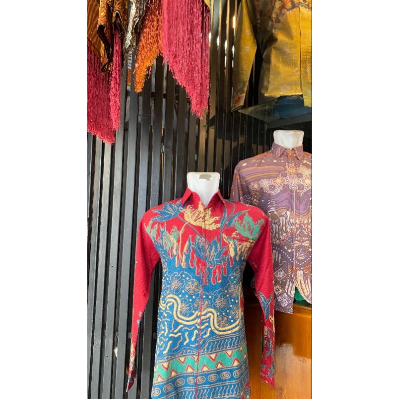 Kemeja Batik Pria Lengan Panjang - Kasih Ibu Palembang