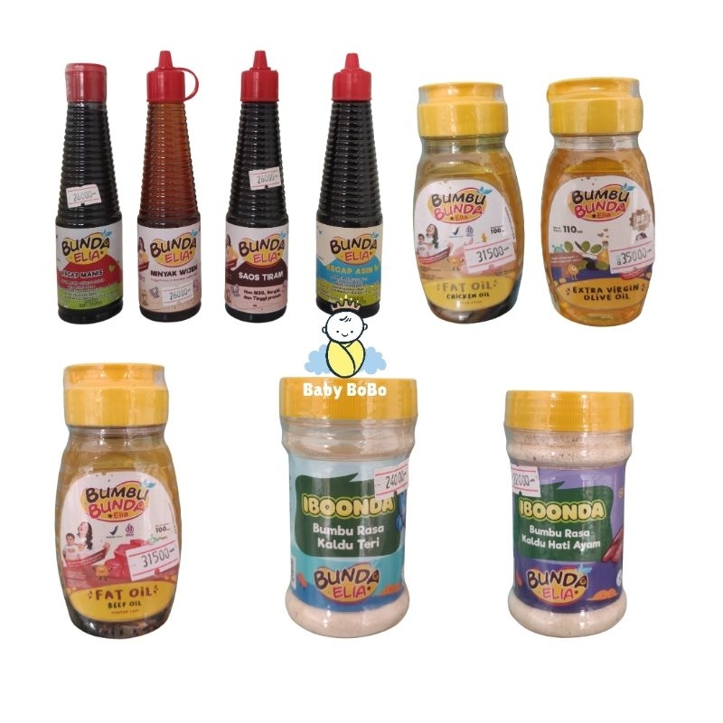 

Bumbu Bunda Non MSG MPASI Fat Oil Promo Beef Oil Chicken Oil EV Olive Oil Kecap Manis Kecap Asin Saus Tiram Minyak Wijen Non MSG Iboonda Kaldu Ayam Kaldu Sapi Kaldu Teri Bumbu MPASI