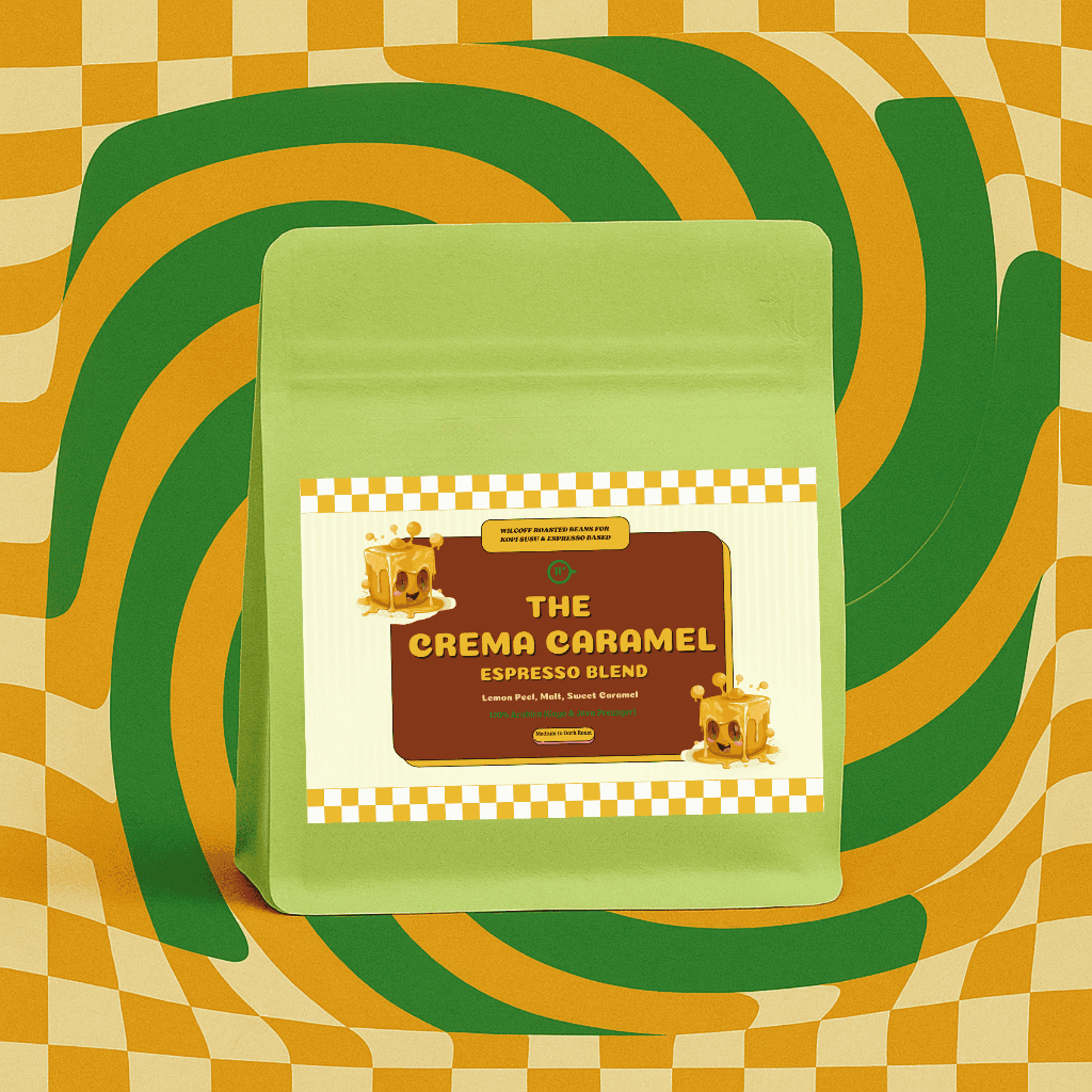 

Crema Caramel Espresso Blend – Biji Kopi Premium untuk Kopi Susu & Americano by Wilcoff 250gr