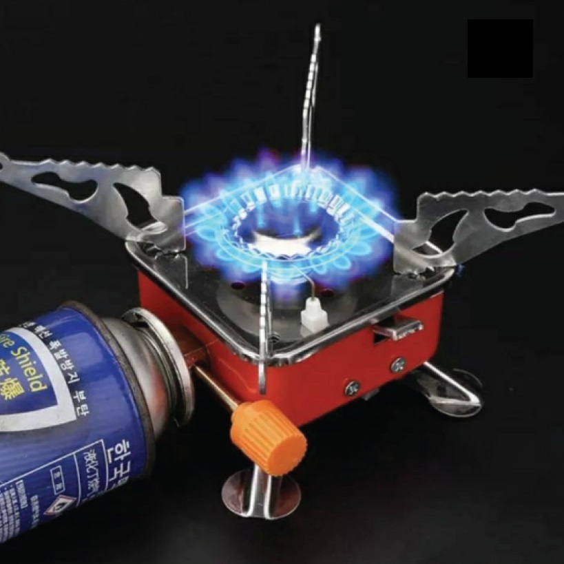 Kompor Mini Kotak Portable / Kompor Portable Camping / Kompor Camping Gas Lipat Portable