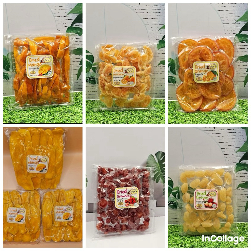 

Dried fruit Mango / dried strawberry / dried ginger / dried rambutan Aoi Snack thailand