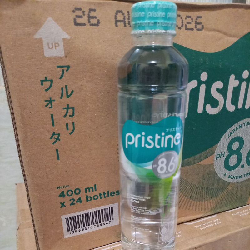 

Pristine dus isi 24 air mineral ph 8,6+ ukuran 400ml