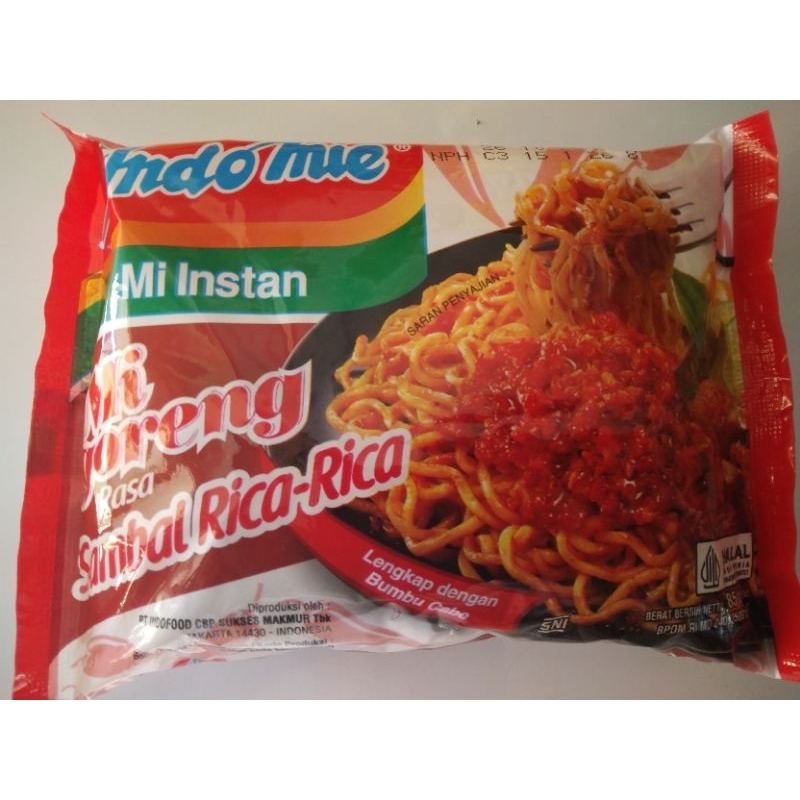 

Indomie Mi Goreng Sambal Rica-rica kemasan 85 Gram